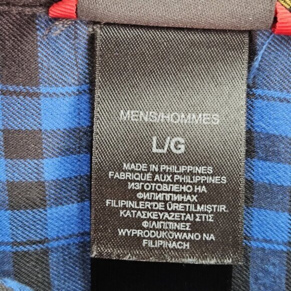 The North Face Snap Button Shirt Plaid Pockets Long Sleeve Men's Size L Western - Picture 9 of 10